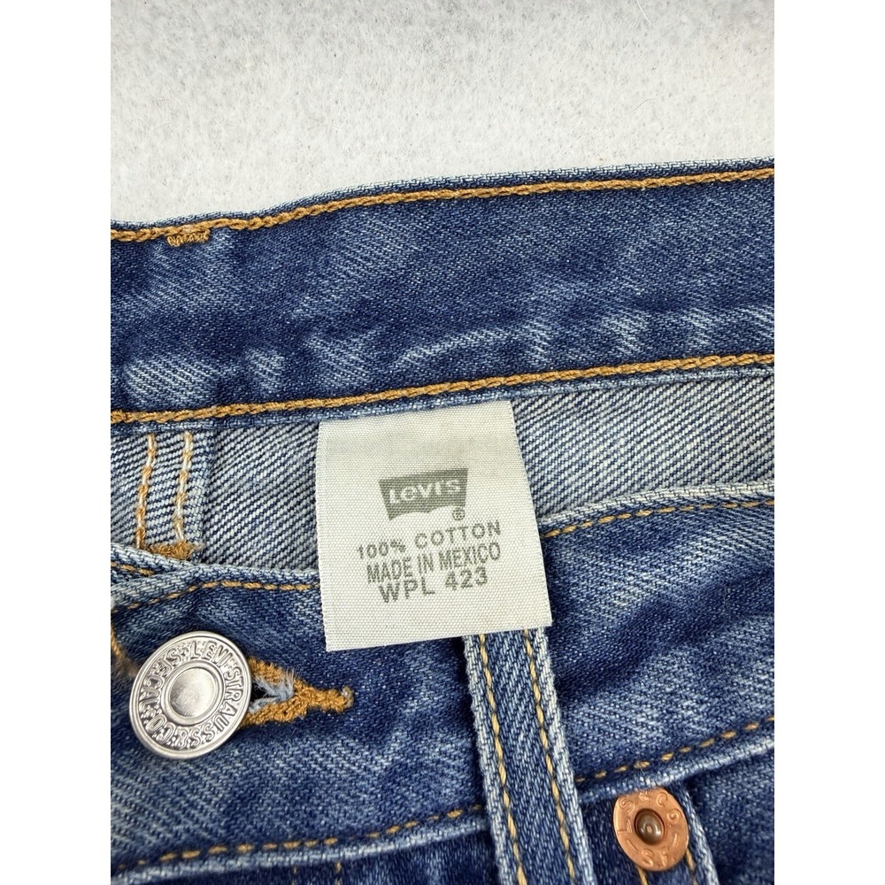 Vintage Levi's 501XX Button Fly Straight Leg Denim Jeans Size, Actual 29x29.5 - Picture 8 of 14